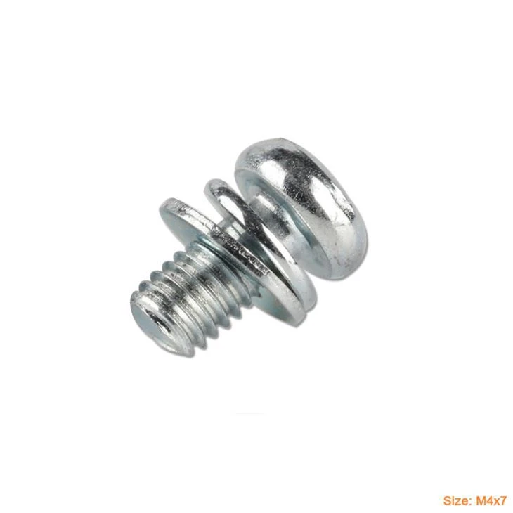 Custom Pan Head Phillips Screws With Washer