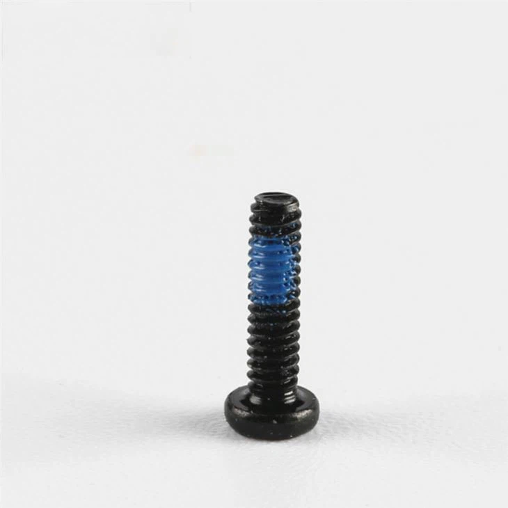 m3 anti-loose screw carbon steel black zinc screw